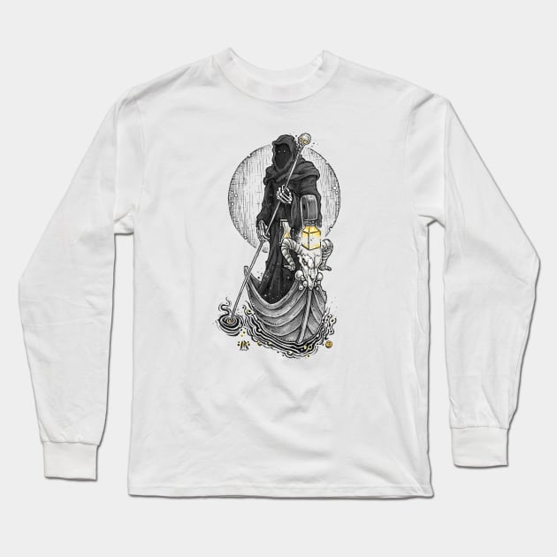 Charon's Vessel Long Sleeve T-Shirt by NRdoggy